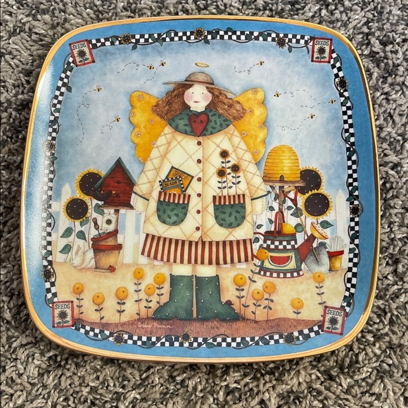 Debbie Mumm Bee An Angel Franklin Mint Plate - Picture 1 of 6